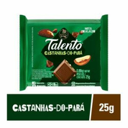 CHOCOLATE TALENTO CASTANHA DO PARA 25GR